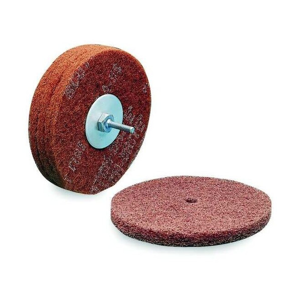 Scotch-Brite High Strength Disc,6 in Dia,1/4 in Arbor 7000120947
