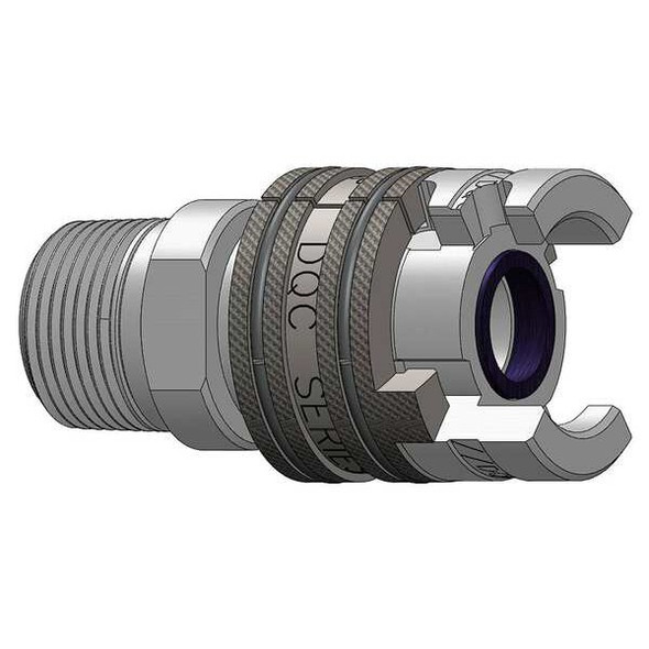 Dixon Quick Connect,Socket,1/2" Body,3/4"-14 4PM6
