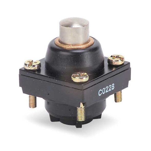 Telemecanique Sensors LimitSwitchHead,Plunger,Top,Momentary ZCKD10