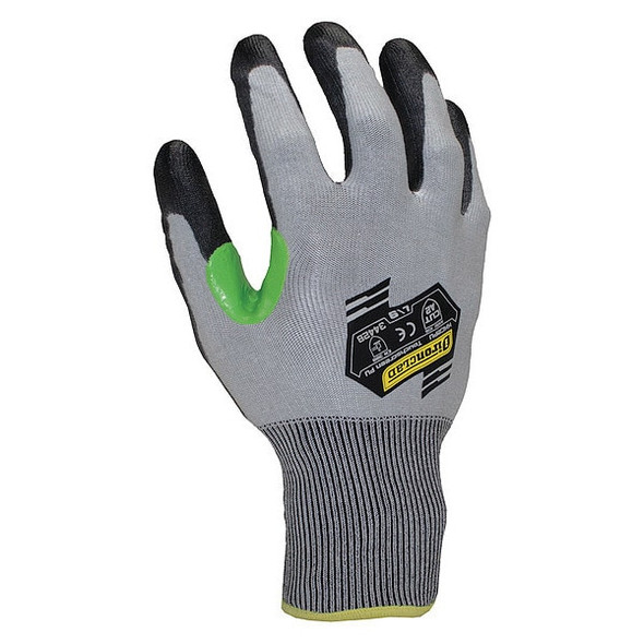 Cut Resistant Coated Gloves, Cut Level A2 ,Dipped ,Polyurethane ,Smooth ,XL 1 PR