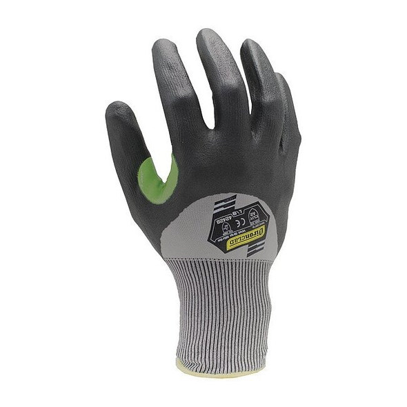 Cut Resistant Coated Gloves, Cut Level A2 ,Dipped ,Foam Nitrile ,Smooth ,M 1 PR