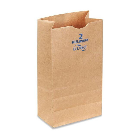 Duro Bag Grocery Bag,Brn,7-7/8" L,4-5/16"W,PK400 71002
