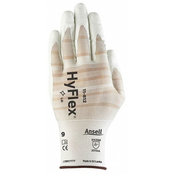Ansell Coated Gloves,Nylon,6,PR 11-812 Ansell Coated Gloves,Nylon,6,PR 11-812