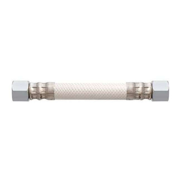 Manufacturer Varies Braided Connector,3/8 COMPx3/8 COMPx12 L 4YJZ9