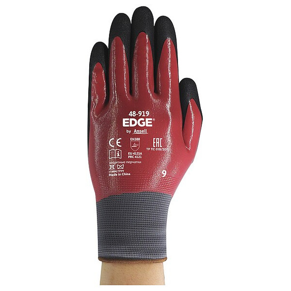 Edge Gloves, ,Nitrile ,10 1 PR 48-929