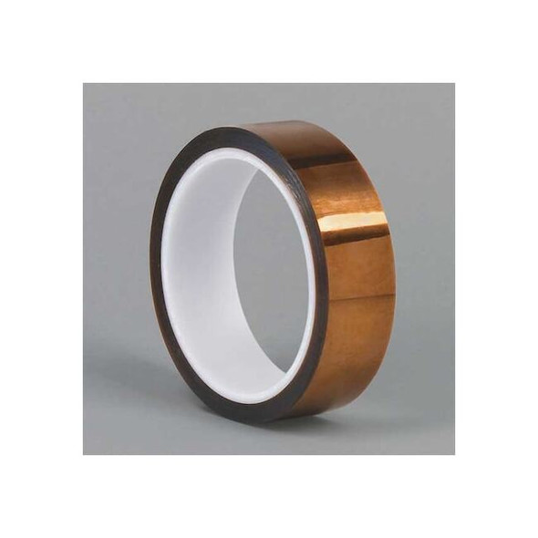 Dupont Electrical Tape, Amber, 16-5/8 yd L, 1 in W Kapton HN