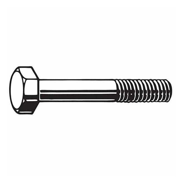 Carriage Bolt, Square Neck, 1/2"-13, 6 in L, Steel, Grade 5, Zinc Plated, 10 PK
