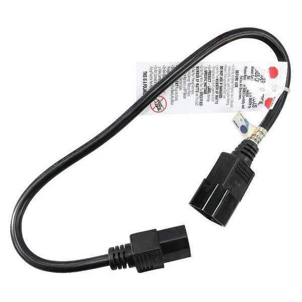 Manufacturer Varies Power Cord, IEC C14, SJT, 1.5 ft., 10A, 16/3 5XFR4ID