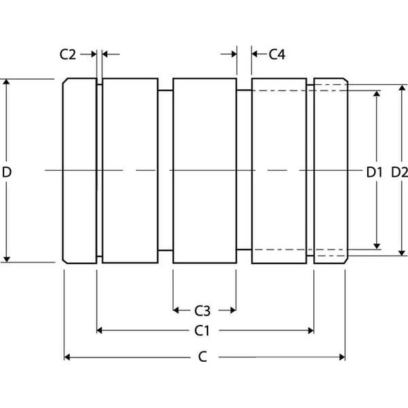Thomson Plain Bushing Bearing,Closed,ID 0.750 In FNYBU12