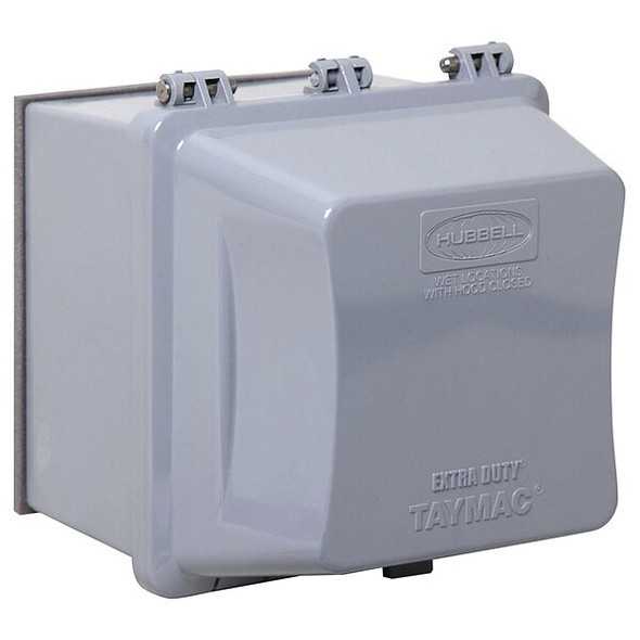 Taymac 2 -Gang Vertical Weatherproof Cover, ,Polycarbonate MM7420G