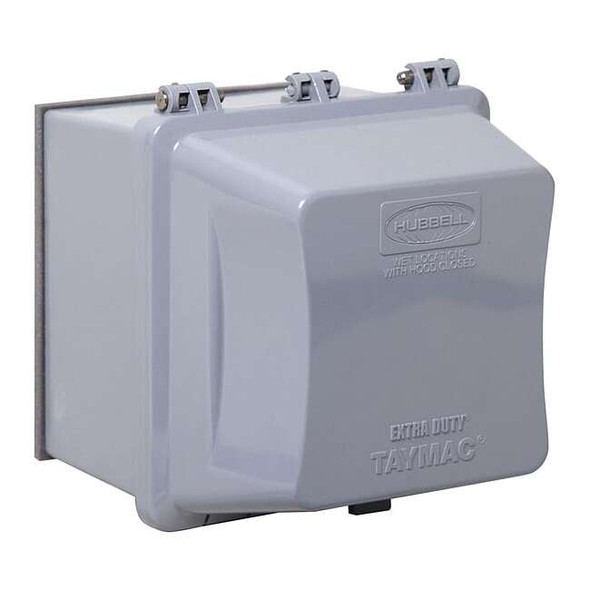 Taymac 2 -Gang Vertical Weatherproof Cover, ,Polycarbonate MM7420G