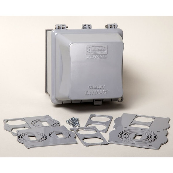 Taymac 2 -Gang Vertical Weatherproof Cover, ,Polycarbonate MM7420G