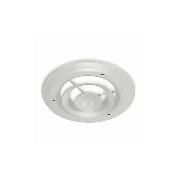 Manufacturer Varies Ceiling Diffuser,Round,Duct Size 8",Wht 4JRK9