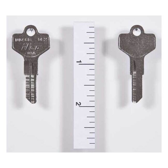 Kaba Ilco Key Blank, DE2,Brass, PK10 D1098B-DE2