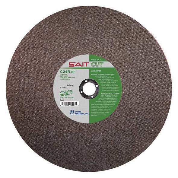 United Abrasives/Sait Abrasive Cut-Off Wheel,1"Connect.,C24R 23451 United Abrasives/Sait Abrasive Cut-Off Wheel,1"Connect.,C24R 23451