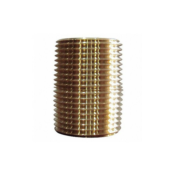 Manufacturer Varies 1/8" MNPT x 3/4" TBE Red Brass Pipe Nipple PK10 6AZD5