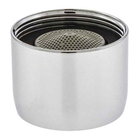 Neoperl 1.5 gpm Outlet, 55/64 in - 27 Thread Size, Chrome, Brass 5500805