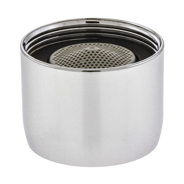 Neoperl 1.5 gpm Outlet, 55/64 in - 27 Thread Size, Chrome, Brass 5500805