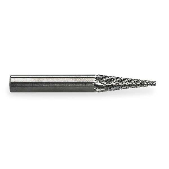 Widia Carbide Bur,Pointed Cone,1/4,dbl Cut M41492