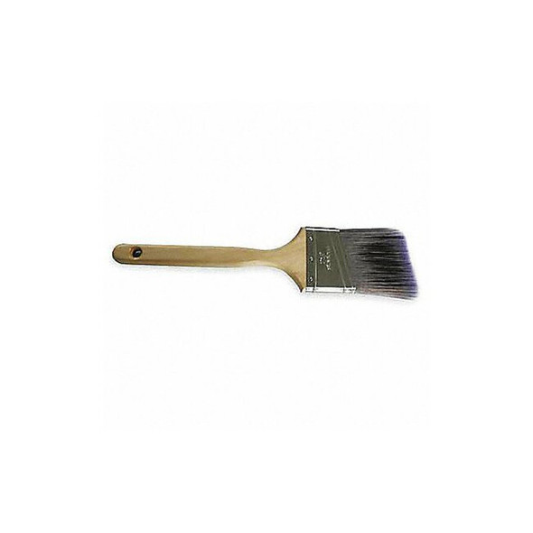 2-1/2" Angle Sash Firm, Polyester Bristle, Paint Brush, Sealed Wood Handle