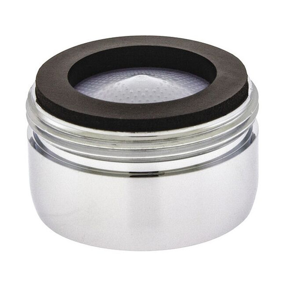 Neoperl 1 gpm Outlet, 15/16 in - 27 Thread Size, Chrome, Brass 5500105