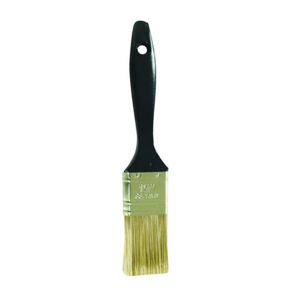 1-1/2" Flat Sash Soft, Polyester Bristle, Paint Brush, Plastic Handle