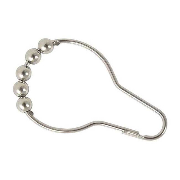 Manufacturer Varies Shower Curtain Hooks,1 3/4 in W,PK13 4EEW6