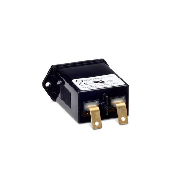 Trumeter Hour Meter,Polymer,White-Black Numbers 722-0001