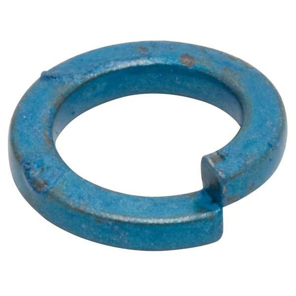 Split Lock Washer, For Screw Size M8 Steel, Metric Blue Finish, 100 PK