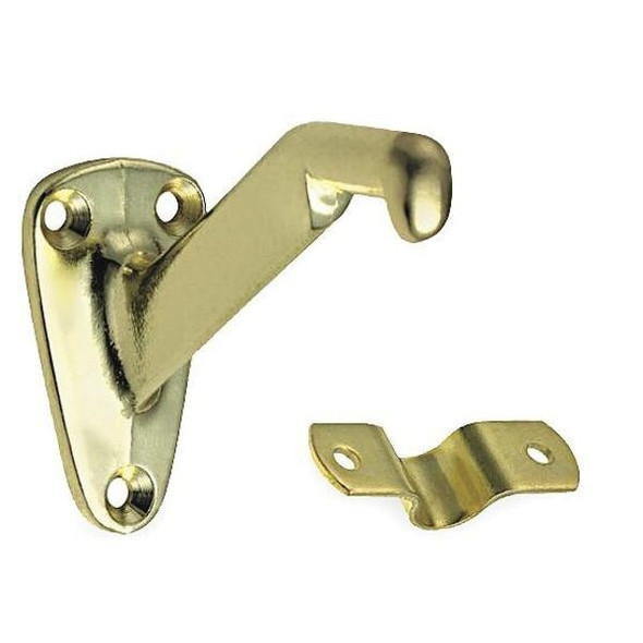 Manufacturer Varies Handrail Bracket,Brass 1VZU6 Manufacturer Varies Handrail Bracket,Brass 1VZU6