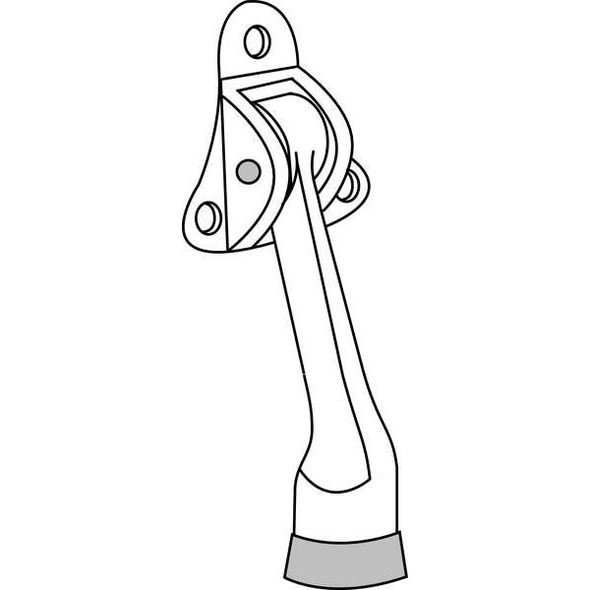 Rockwood Lever Door Holder,Satin Bronze,Cast Zinc 458.10