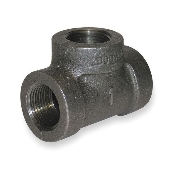Manufacturer Varies Tee Tee, 1/2" Pipe, FNPT, Malleable Iron, Class 300 1LBX4