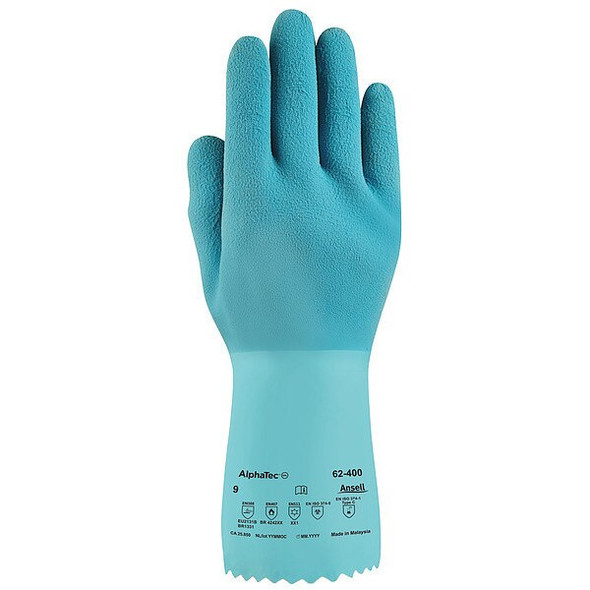 Ansell Coated Gloves,Full,9,12",PR 62-400 Ansell Coated Gloves,Full,9,12",PR 62-400