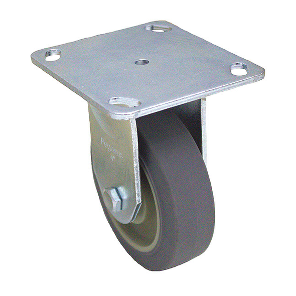 NSF-Listed Plate Caster,325 lb. Load Rating,Rigid