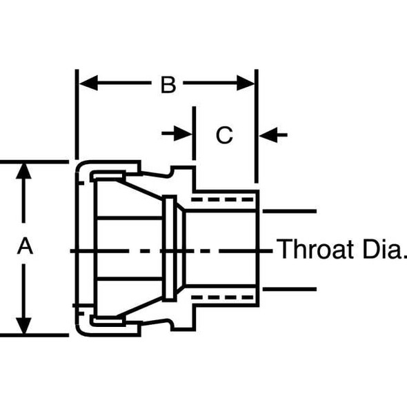 Raco Liquid Tight Connector,1/2in.,Silver 3702-1