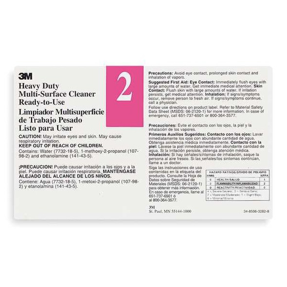 Tolco Secondary Label,Black, Pink/White,PK12 340402