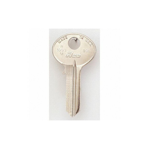 Kaba Ilco Key Blank, BO1,Brass, PK10 R1003M-BO1 Kaba Ilco Key Blank, BO1,Brass, PK10 R1003M-BO1