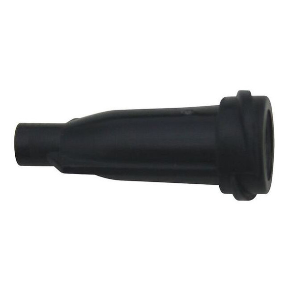 Manufacturer Varies Syringe Cap, -, - Length, Polypropylene, Black, 10 PK 5FVL6