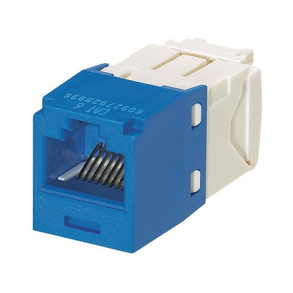 Panduit Module,Cat6,Utp,8p8w,Universal,Bu,Tg CJ688TGBU