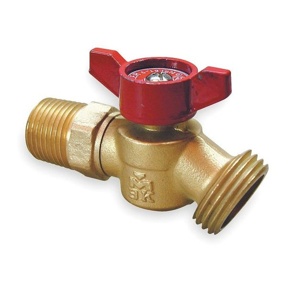 Manufacturer Varies Hose Bibb,Quarter Turn,No Kink,1/2 In M 102-353HN