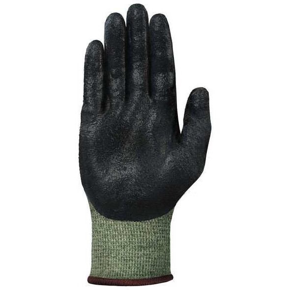 Ansell Cut Resistant Gloves,Green/Black,Sz 7,PR 80-813