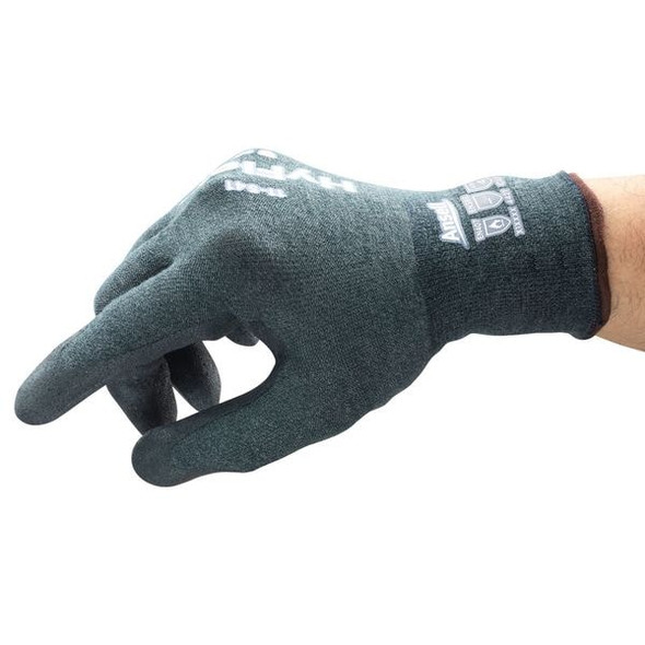 Ansell Cut-Resistant Coated Gloves, Cut Level A4 ,Dipped ,Nitrile ,Sandy ,S 1 PR 11-541
