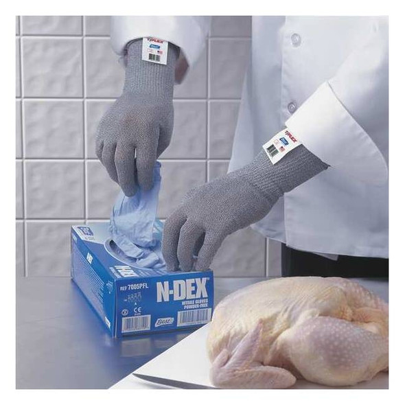 Showa Cut Resistant Gloves, Cut Level A3 ,Uncoated ,Uncoated ,Smooth ,XL 8113-10