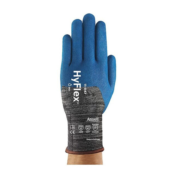 Cut-Resistant Coated Gloves, Cut Level A2 ,Dipped ,Nitrile ,Sandy ,XL 1 PR