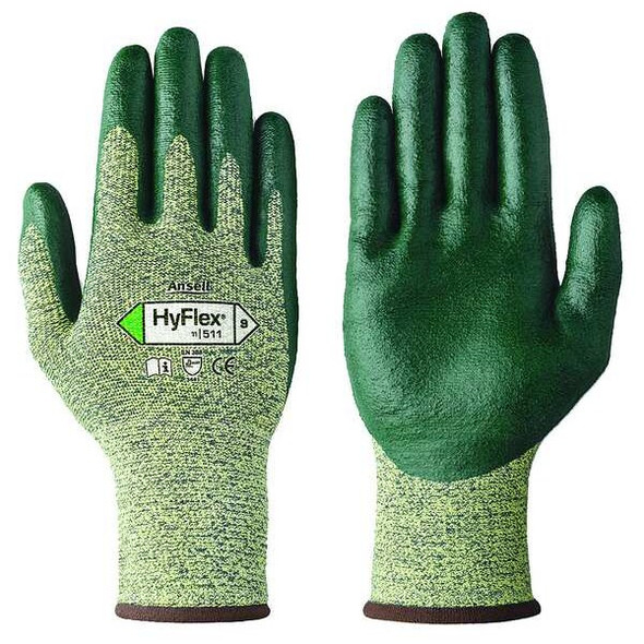 Cut Resistant Coated Gloves, Cut Level A5 ,Dipped ,Nitrile ,Sandy ,2XL 1 PR
