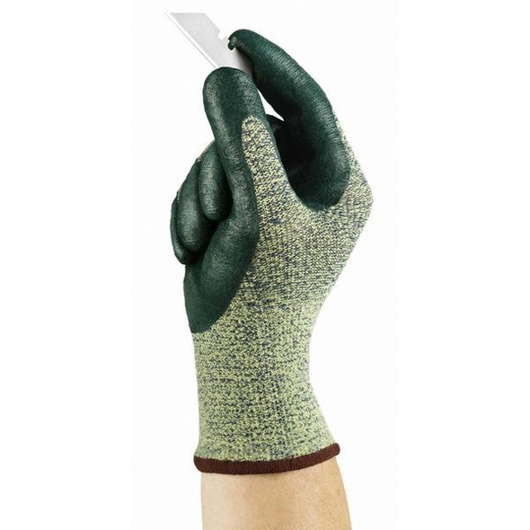 Ansell Cut Resistant Coated Gloves, Cut Level A5 ,Dipped ,Nitrile ,Sandy ,2XL 1 PR 11-511