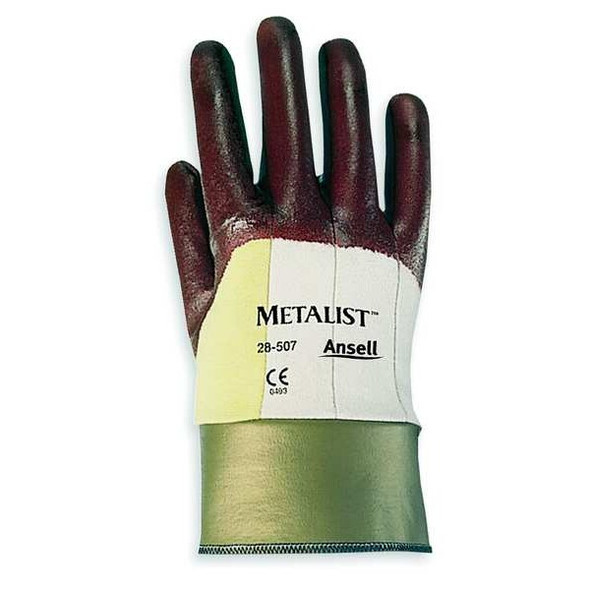 Ansell Cut Resistant Gloves,Maroon,M,PR 28-507 Ansell Cut Resistant Gloves,Maroon,M,PR 28-507