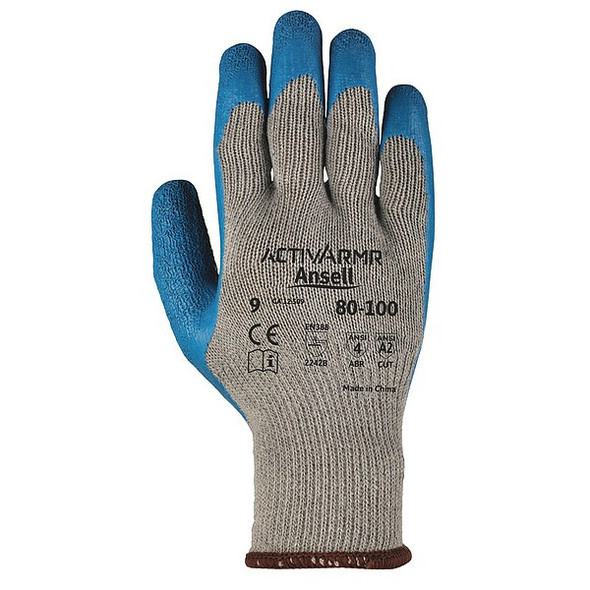 Ansell Cut Resistant Gloves,Blue/Gray,S,PR 80-100