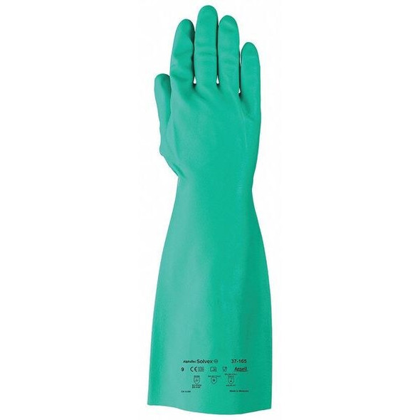 Ansell Chemical Resistant Glove,22 mil,PR 37-165 Ansell Chemical Resistant Glove,22 mil,PR 37-165