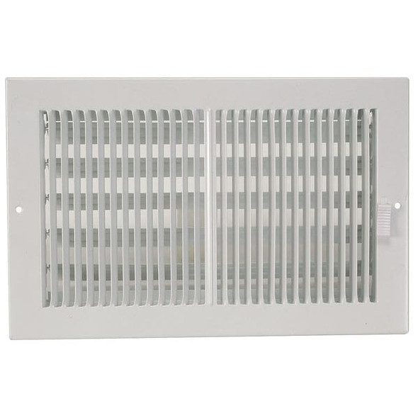 Manufacturer Varies Sidewall/Ceiling Register 5.25 X 13.25, White, Steel 4JRN7
